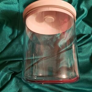 FoodSaver Snail Vacuum Sealer Canister W/  Lid 80 Oz KY-135 Clear 6"x8"